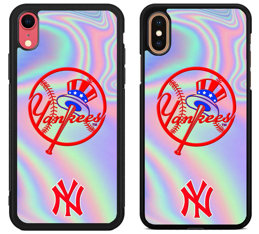 NY Yankees Holographic iPhone X | Xs | Xr | Xs Max Case