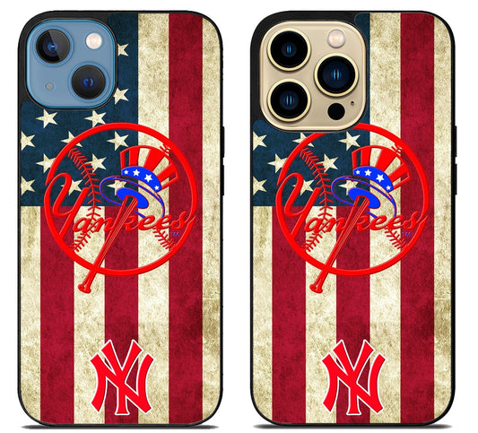 NY Yankess Logo Flag iPhone 14 | 14 Plus | 14 Pro | 14 Pro Max Case