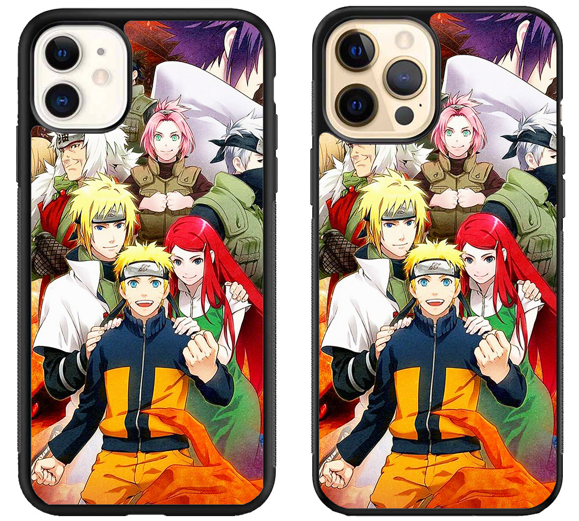 Naruto and Family iPhone 12 | 12 Mini | 12 Pro | 12 Pro Max Case