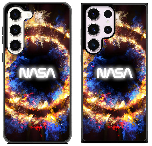Nasa Flames Wallpaper Samsung Galaxy S23 | S23+ | S23 Ultra Case