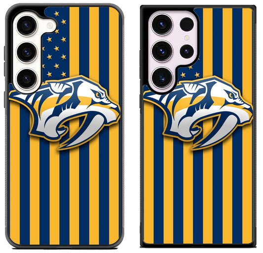 Nashville Predators Logo Flag Samsung Galaxy S23 | S23+ | S23 Ultra Case