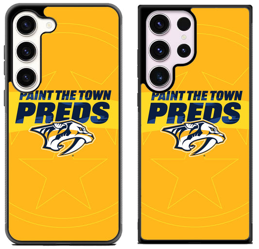 Nashville Predators Paint TheTown Preds Samsung Galaxy S23 | S23+ | S23 Ultra Case