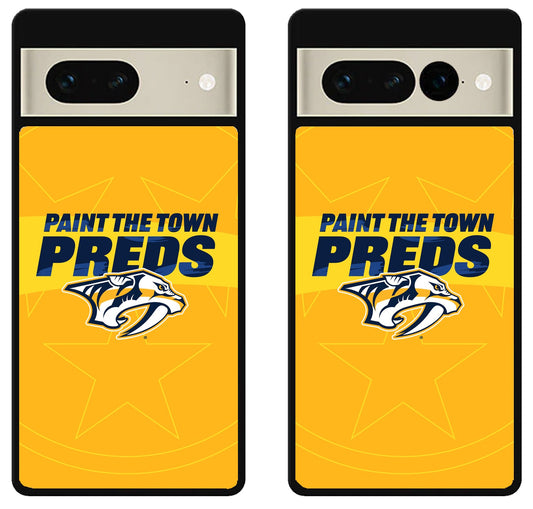Nashville Predators Paint TheTown Preds Google Pixel 7 | 7 Pro Case