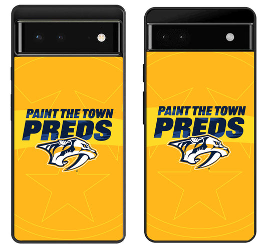 Nashville Predators Paint TheTown Preds Google Pixel 6 | 6A | 6 Pro Case