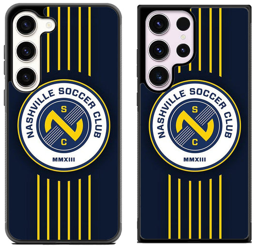 Nashville SC Logo Wallpaper Samsung Galaxy S23 | S23+ | S23 Ultra Case