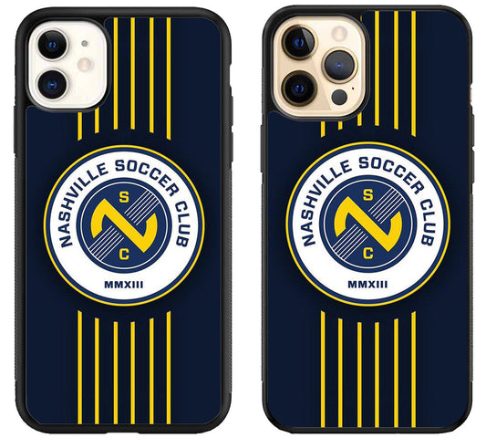 Nashville SC Logo Wallpaper iPhone 12 | 12 Mini | 12 Pro | 12 Pro Max Case