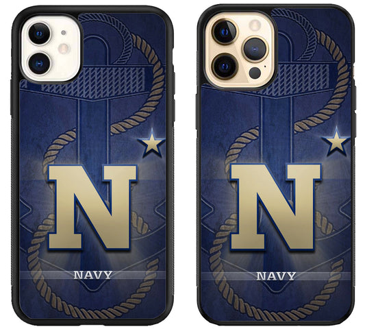 Navy Midshipmen Wallpaper iPhone 12 | 12 Mini | 12 Pro | 12 Pro Max Case