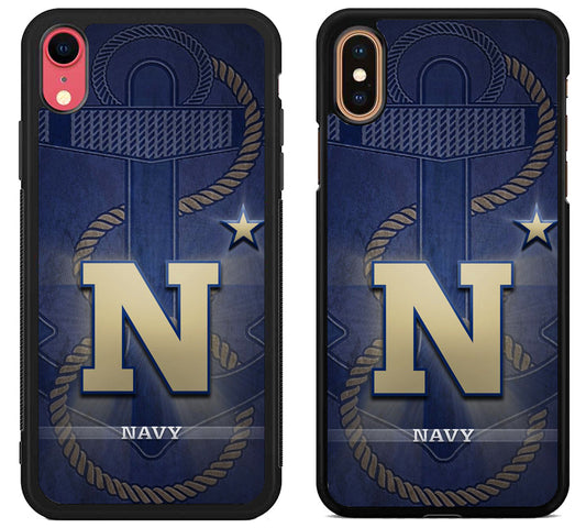 Navy Midshipmen Wallpaper iPhone X | Xs | Xr | Xs Max Case