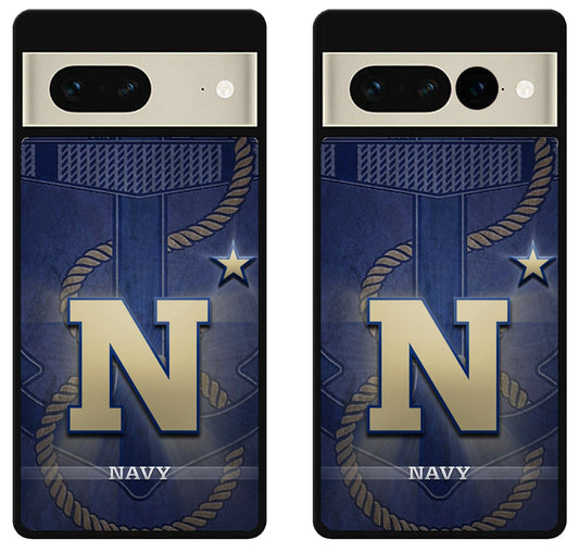 Navy Midshipmen Wallpaper Google Pixel 7 | 7 Pro Case