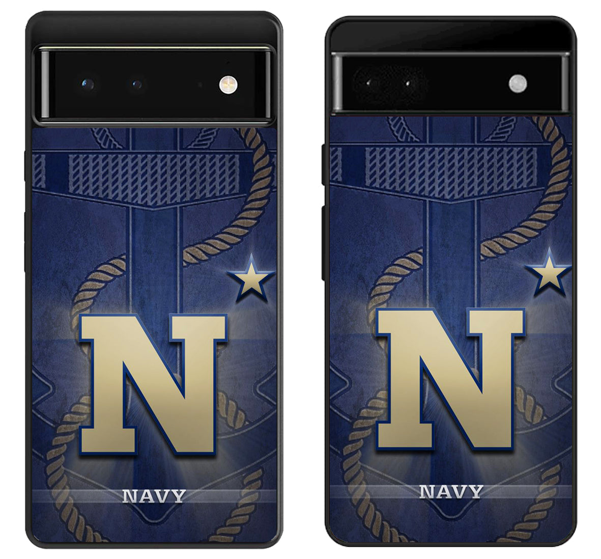 Navy Midshipmen Wallpaper Google Pixel 6 | 6A | 6 Pro Case