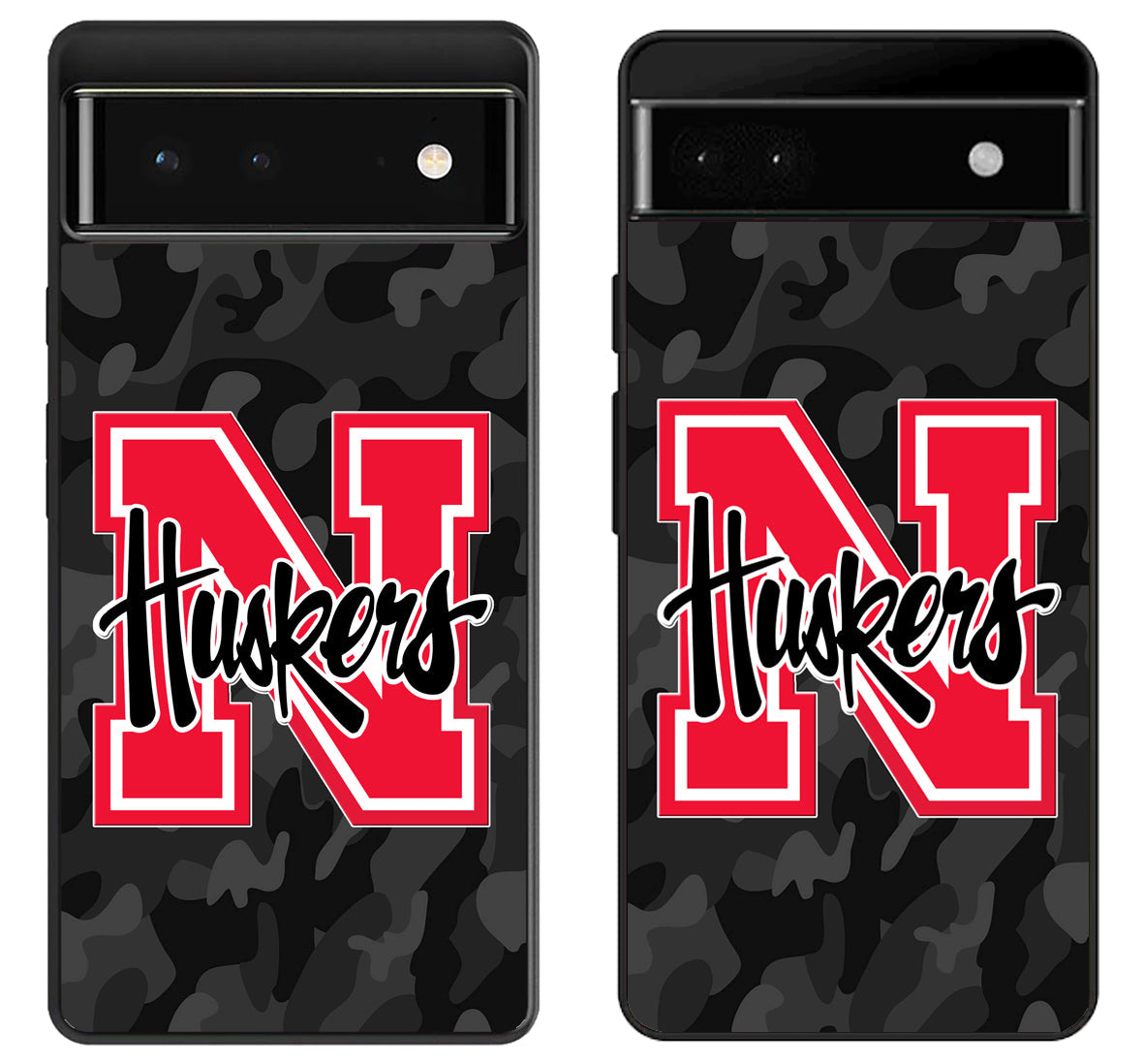 Nebraska Cornhuskers Black Camo Google Pixel 6 | 6A | 6 Pro Case