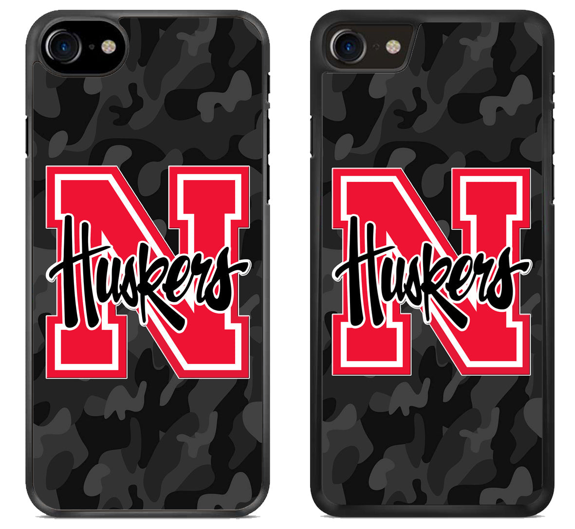 Nebraska Cornhuskers Black Camo iPhone SE 2020 | iPhone SE 2022 Case