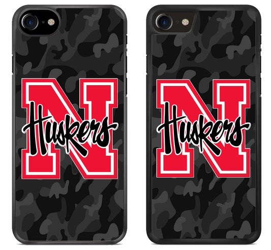 Nebraska Cornhuskers Black Camo iPhone SE 2020 | iPhone SE 2022 Case