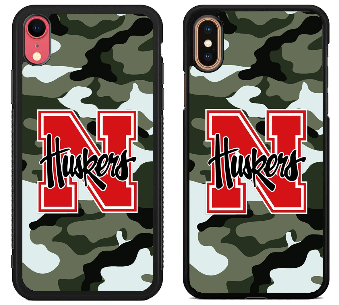 Nebraska Cornhuskers Camo iPhone X | Xs | Xr | Xs Max Case