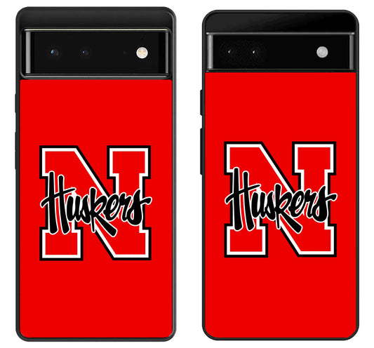 Nebraska Cornhuskers Logo Red Google Pixel 6 | 6A | 6 Pro Case