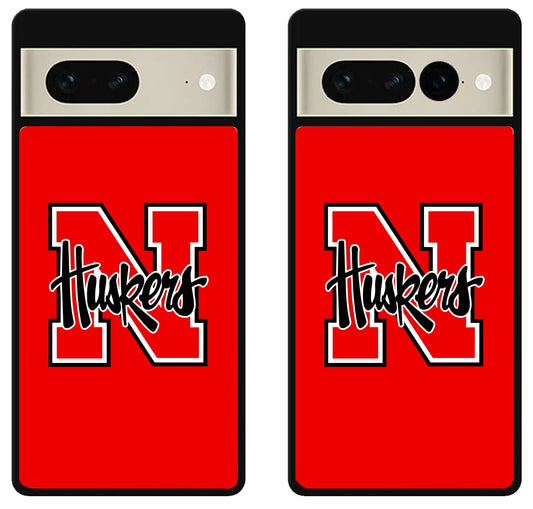 Nebraska Cornhuskers Logo Red Google Pixel 7 | 7 Pro Case