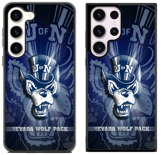 Nevada Wolf Pack Background Samsung Galaxy S23 | S23+ | S23 Ultra Case