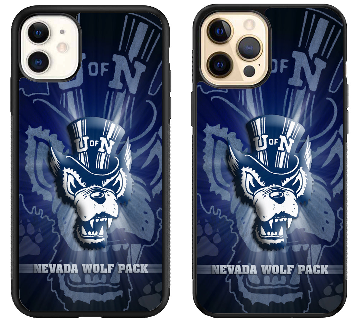 Nevada Wolf Pack Background iPhone 12 | 12 Mini | 12 Pro | 12 Pro Max Case