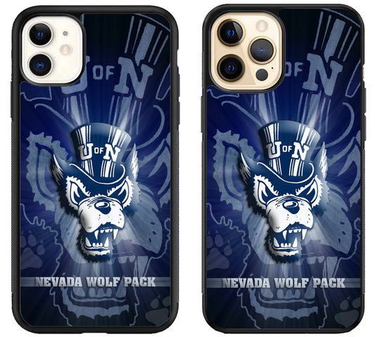 Nevada Wolf Pack Background iPhone 12 | 12 Mini | 12 Pro | 12 Pro Max Case