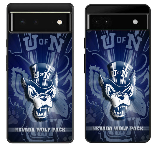 Nevada Wolf Pack Background Google Pixel 6 | 6A | 6 Pro Case
