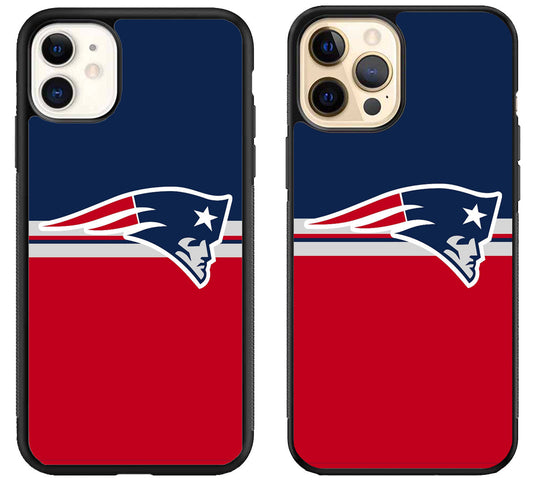 New England Patriots Logo Red iPhone 12 | 12 Mini | 12 Pro | 12 Pro Max Case