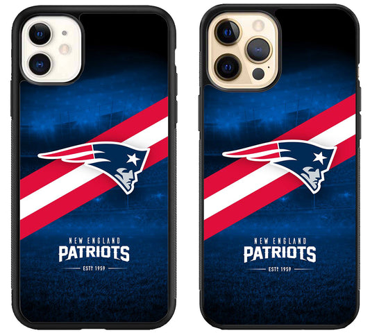 New England Patriots Logo iPhone 12 | 12 Mini | 12 Pro | 12 Pro Max Case