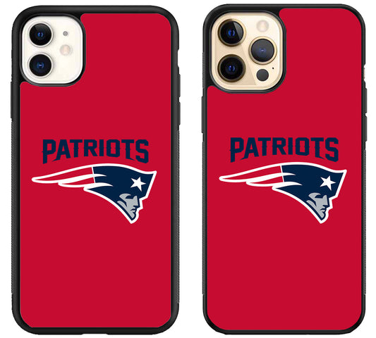 New England Patriots Red iPhone 12 | 12 Mini | 12 Pro | 12 Pro Max Case