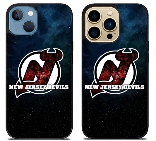 New Jersey Devils Wallpaper iPhone 14 | 14 Plus | 14 Pro | 14 Pro Max Case