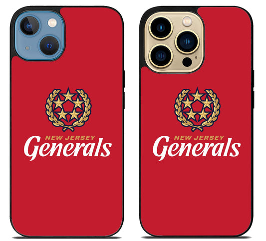 New Jersey Generals Logo iPhone 14 | 14 Plus | 14 Pro | 14 Pro Max Case