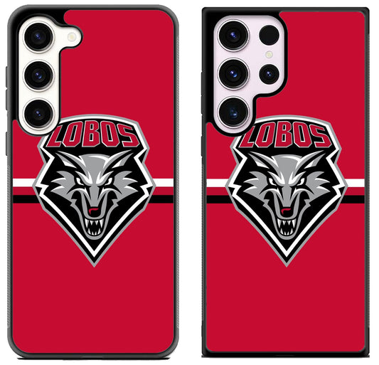 New Mexico Lobos Stripe Logo Samsung Galaxy S23 | S23+ | S23 Ultra Case