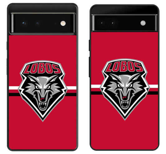 New Mexico Lobos Stripe Logo Google Pixel 6 | 6A | 6 Pro Case