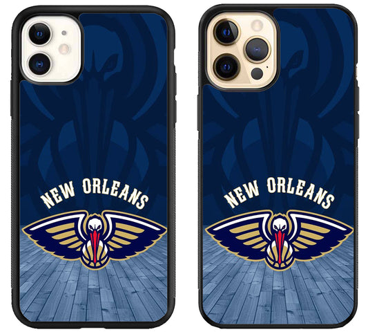 New Orleans Pelicans Background iPhone 12 | 12 Mini | 12 Pro | 12 Pro Max Case