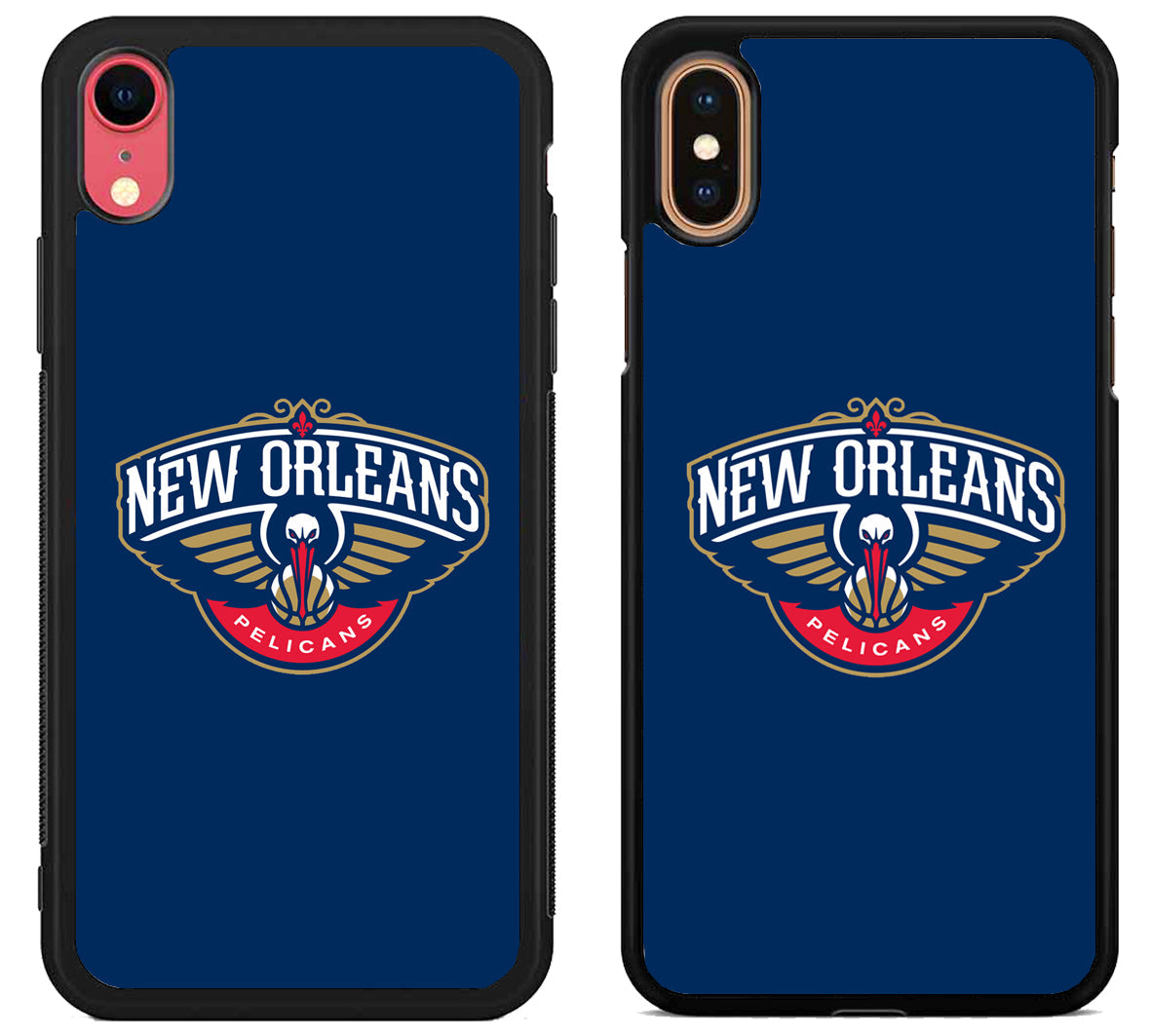New Orleans Pelicans Logo Blue iPhone X | Xs | Xr | Xs Max Case