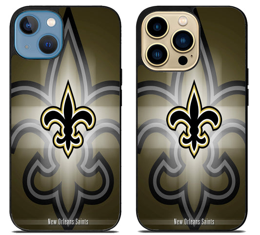 New Orleans Saints Background iPhone 14 | 14 Plus | 14 Pro | 14 Pro Max Case