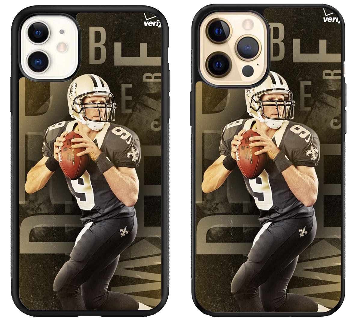 New Orleans Saints Drew Brees Wallpaper iPhone 12 | 12 Mini | 12 Pro | 12 Pro Max Case