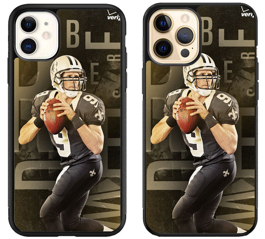 New Orleans Saints Drew Brees Wallpaper iPhone 12 | 12 Mini | 12 Pro | 12 Pro Max Case