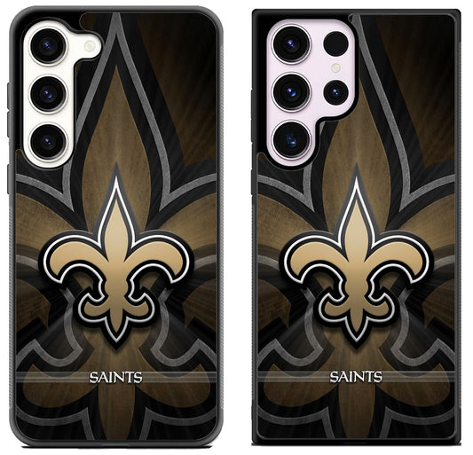 New Orleans Saints Logo Wallpaper Samsung Galaxy S23 | S23+ | S23 Ultra Case