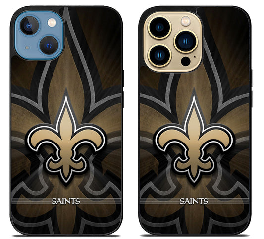 New Orleans Saints Logo Wallpaper iPhone 14 | 14 Plus | 14 Pro | 14 Pro Max Case