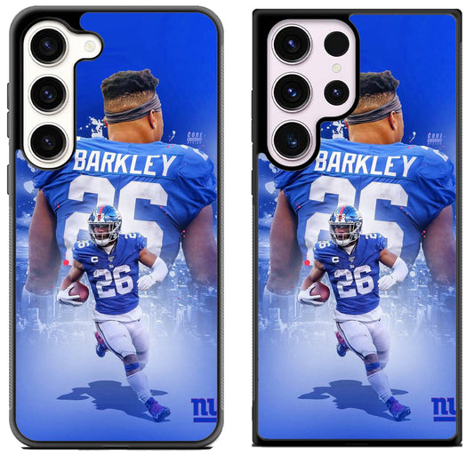 New York Giants Saquon Barkley Background Samsung Galaxy S23 | S23+ | S23 Ultra Case