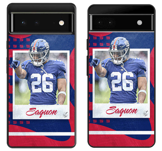 Saquon Barkley NY Giants Google Pixel 6 | 6A | 6 Pro Case