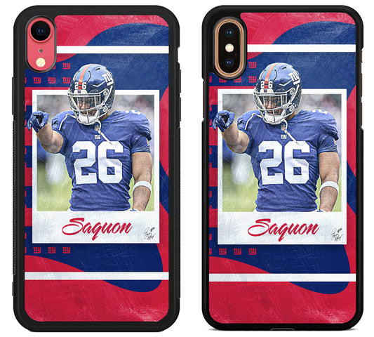 New York Giants Saquon Barkley iPhone X | Xs | Xr | Xs Max Case