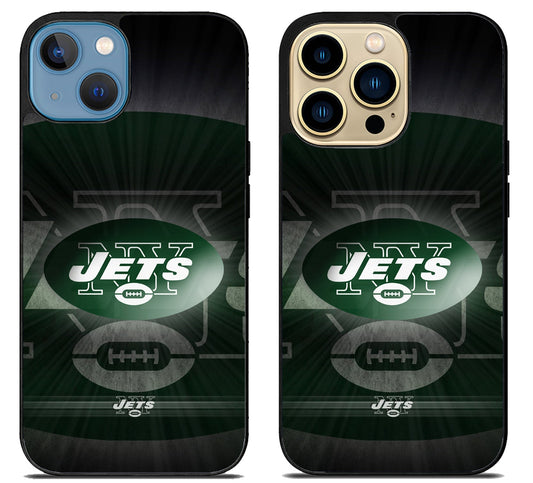 New York Jets Background iPhone 14 | 14 Plus | 14 Pro | 14 Pro Max Case