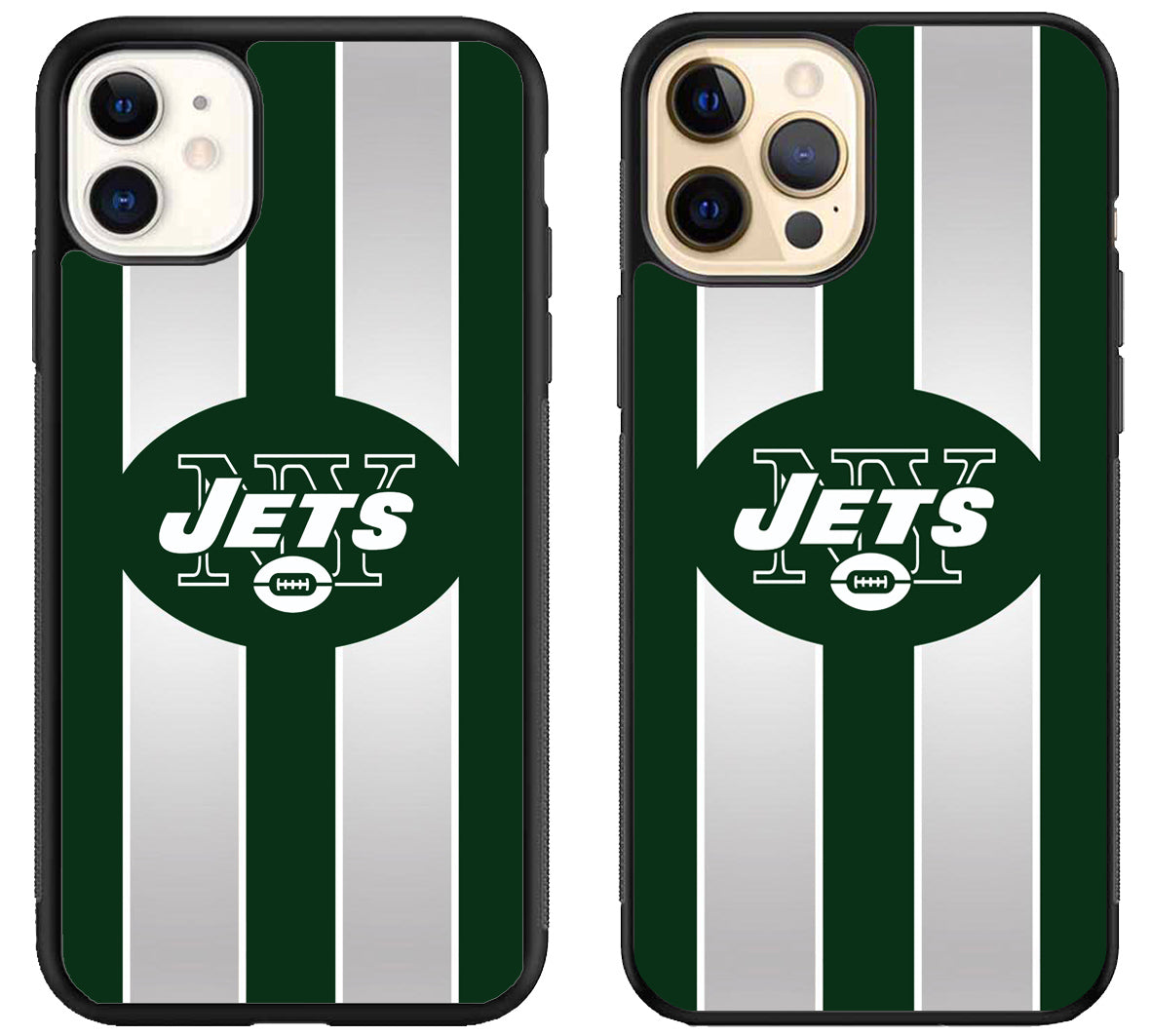 New York Jets Stripe iPhone 12 | 12 Mini | 12 Pro | 12 Pro Max Case