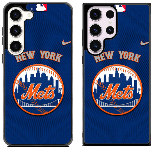New York Mets Style Samsung Galaxy S23 | S23+ | S23 Ultra Case