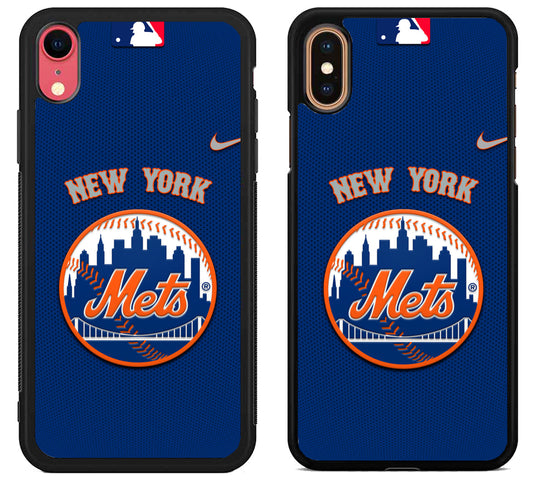 New York Mets Style iPhone X | Xs | Xr | Xs Max Case