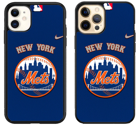 New York Mets Style iPhone 12 | 12 Mini | 12 Pro | 12 Pro Max Case