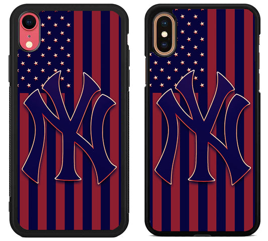 New York Yankees Logo Flag iPhone X | Xs | Xr | Xs Max Case