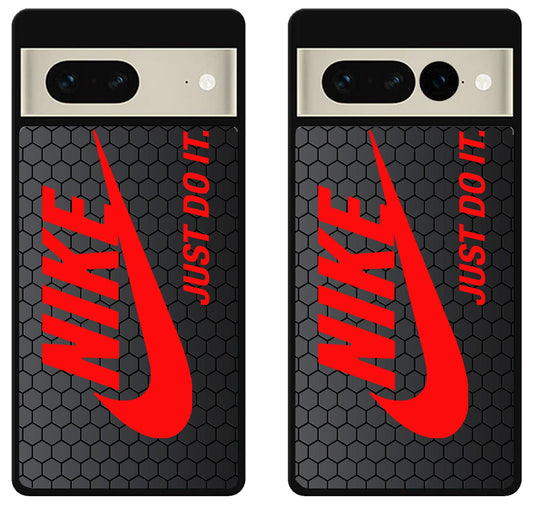 Nike Red Hexagon Google Pixel 7 | 7 Pro Case