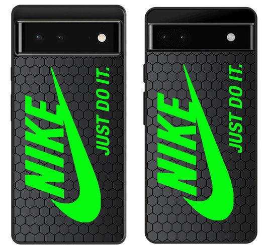 Nike Green Hexagon Google Pixel 6 | 6A | 6 Pro Case