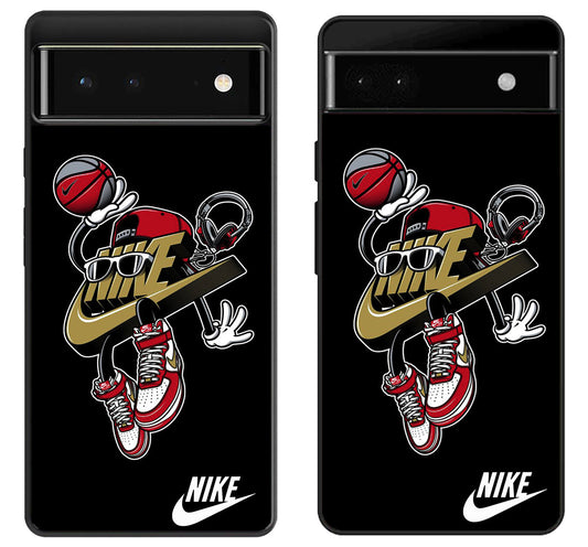 Nike Jump Black Google Pixel 6 | 6A | 6 Pro Case